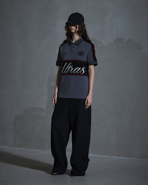 Logo Polo Tee - Dark Grey