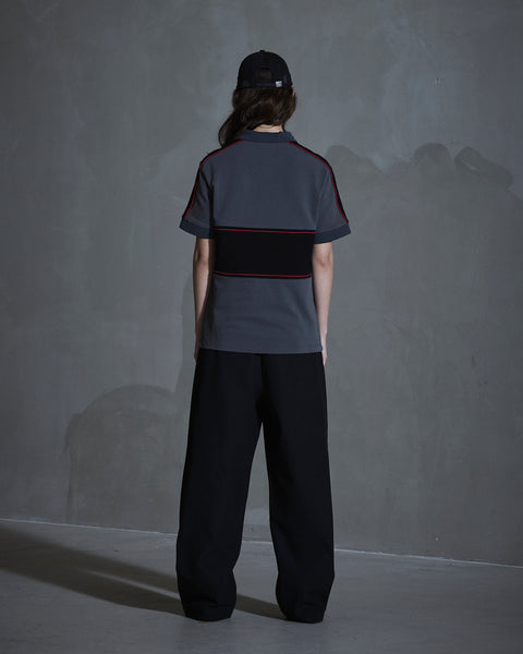 Logo Polo Tee - Dark Grey