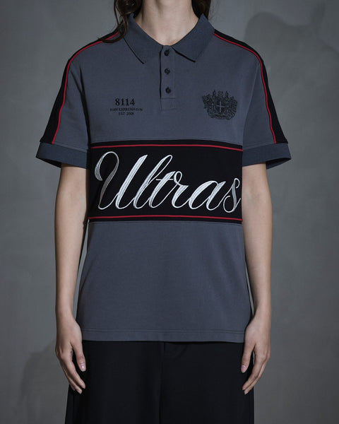 Logo Polo Tee - Dark Grey