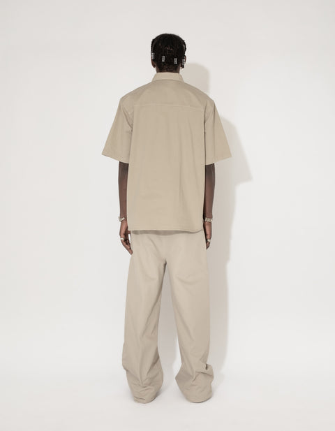 Cotton Twill Relaxed S/S Shirt